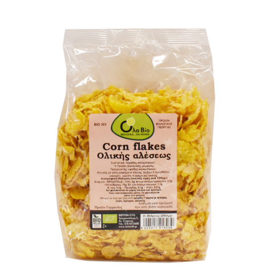 CORN FLAKES ΟΛΙΚΗΣ (ΚΟΡΝ ΦΛΕΪΚΣ) Βιολογικά CORN FLAKES ΟΛΙΚΗΣ (ΚΟΡΝ ΦΛΕΪΚΣ) Βιολογικά