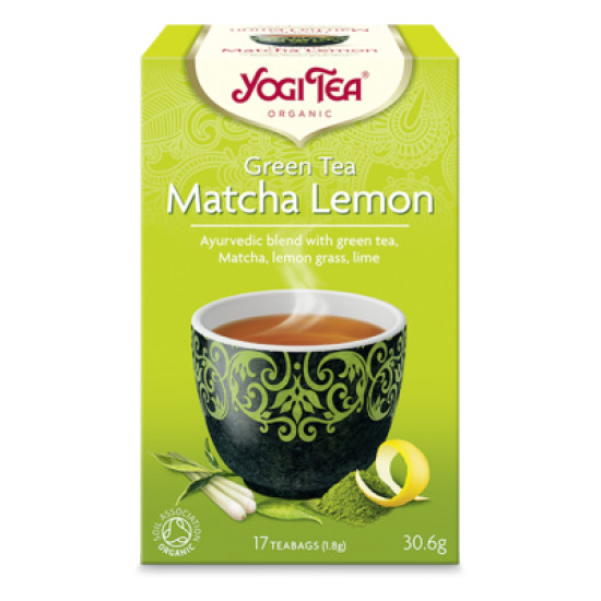 YOGI MATCHA LEMON (ΜΑΤΣΑ ΤΣΑΙ-ΛΕΜΟΝΙ) YOGI MATCHA LEMON (ΜΑΤΣΑ ΤΣΑΙ-ΛΕΜΟΝΙ)