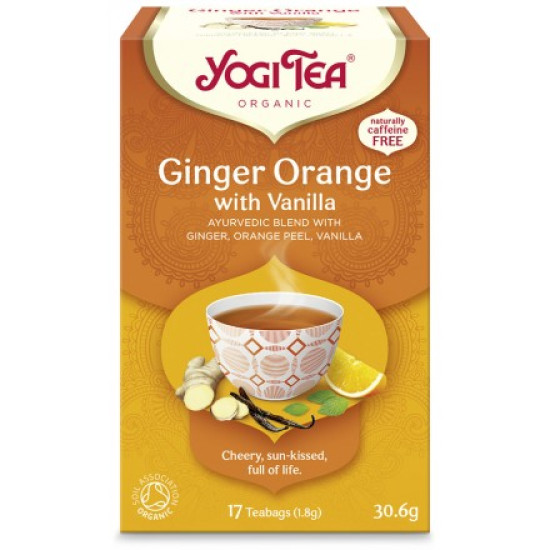 YOGI TEA ΤΖΙΝΤΖΕΡ ΠΟΡΤΟΚΑΛΙ ΚΑΙ ΒΑΝΙΛΙΑ YOGI TEA ΤΖΙΝΤΖΕΡ ΠΟΡΤΟΚΑΛΙ ΚΑΙ ΒΑΝΙΛΙΑ